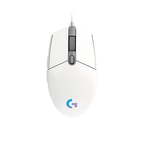 Logitech G203 Lightsync Wired Gaming Mouse - White