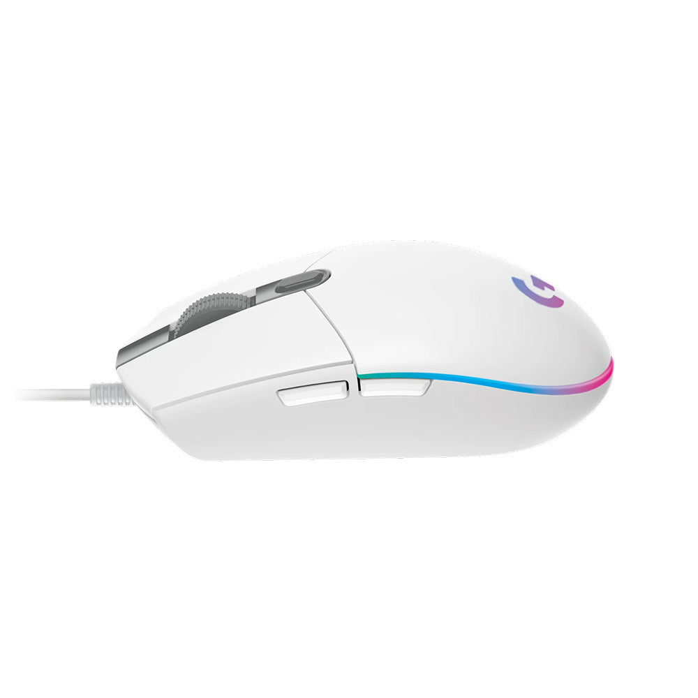 Logitech G203 Lightsync Wired Gaming Mouse - White