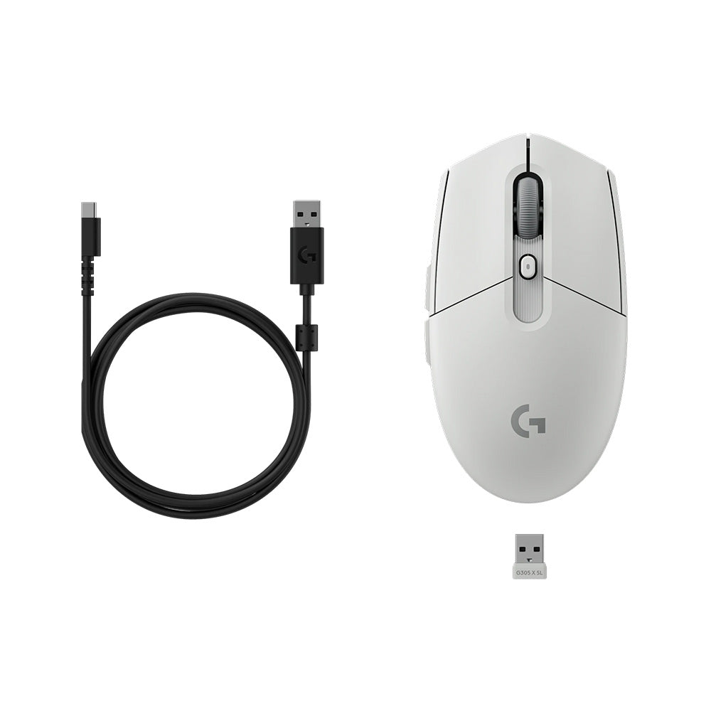 Logitech G304 X Superlight Wireless Gaming Mouse - White