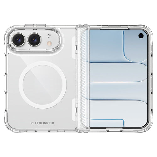 Redmonster iPhone 18 Duo (2026) Gassan M Book Hinge Pure Clear