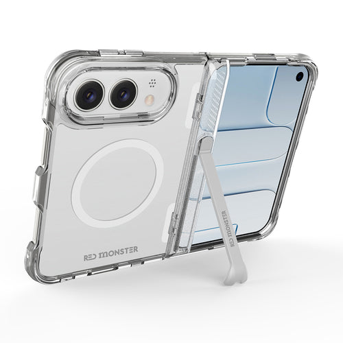 Redmonster iPhone 18 Duo (2026) Gassan M Book Stand Pure Clear