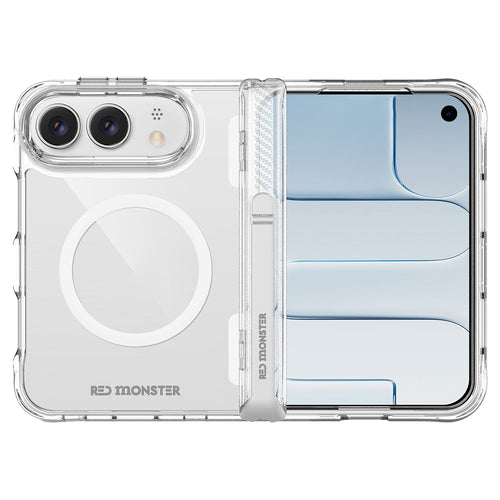 Redmonster iPhone 18 Duo (2026) Gassan M Book Stand Pure Clear