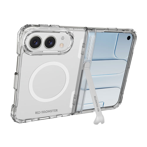 Redmonster iPhone 18 Duo (2026) Gassan M Book Stand Diamond Clear