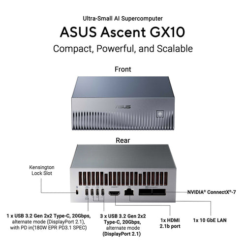 Asus NUC Ascent GX10 AI ARM v9.2-A (GB10) M00070 Linux 1T 1Y