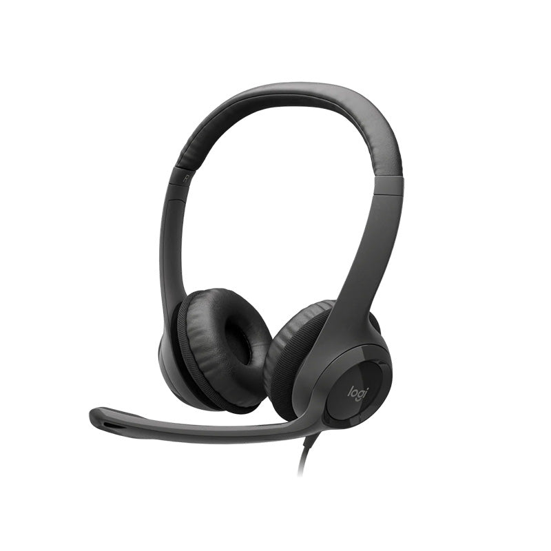 Logitech H390 USB-C Stereo Headset (Black)