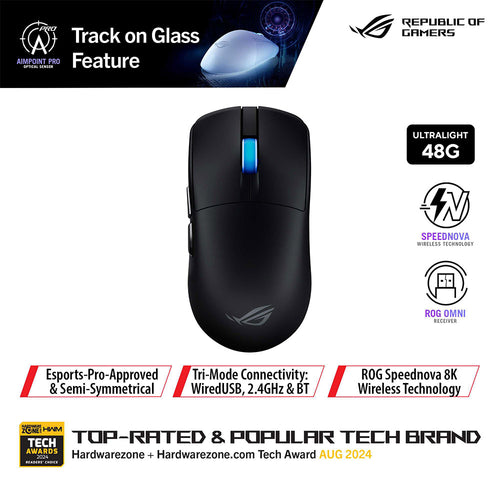 Asus ROG Harpe II Ace Wireless Gaming Mouse (Black)