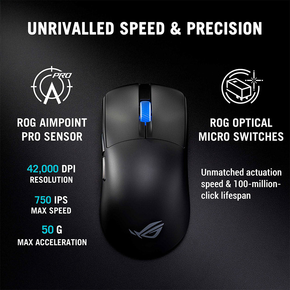Asus ROG Harpe II Ace Wireless Gaming Mouse (Black)
