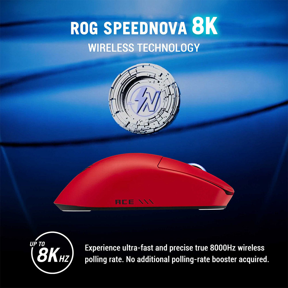 Asus ROG Harpe II Ace Wireless Gaming Mouse (Red)