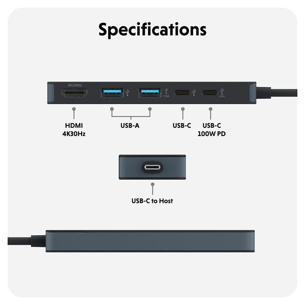 HyperDrive Flex 5 Port USB-C Mobile Dock