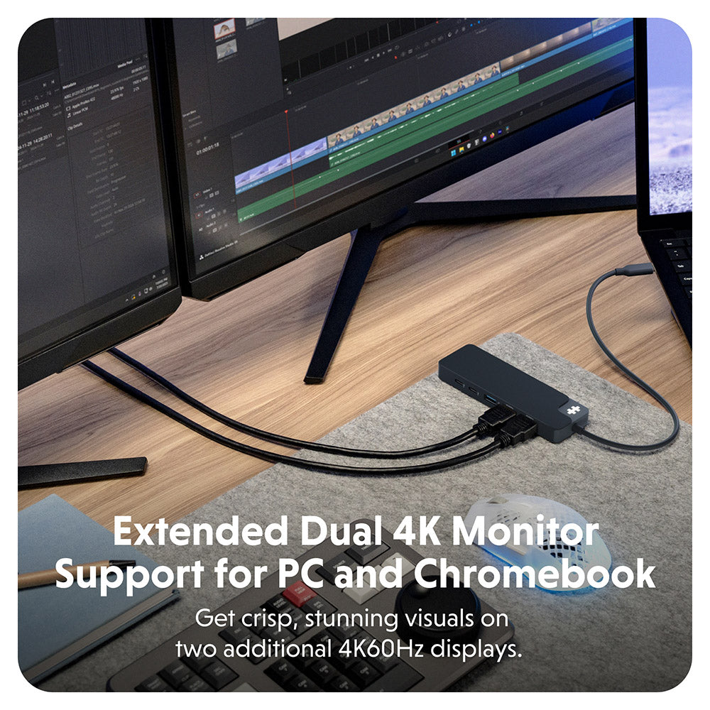 HyperDrive Flex 9 Port Dual HDMI USB-C Mobile Dock