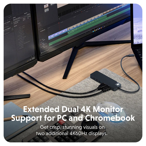 HyperDrive Flex 9 Port Dual HDMI USB-C Mobile Dock