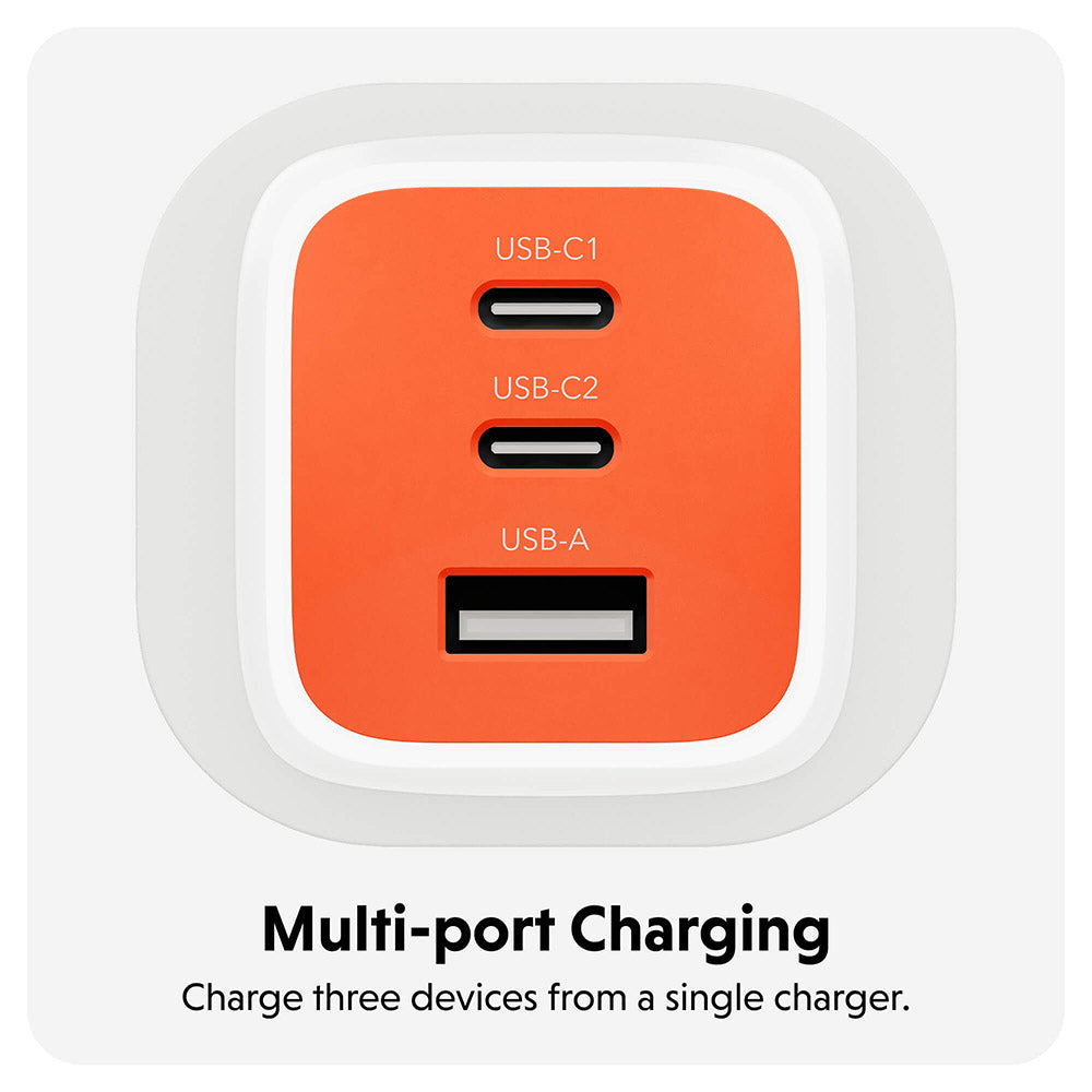 HyperJuice 65W Gan UK Wall Charger - Orange