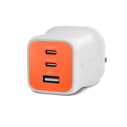 HyperJuice 65W Gan UK Wall Charger - Orange