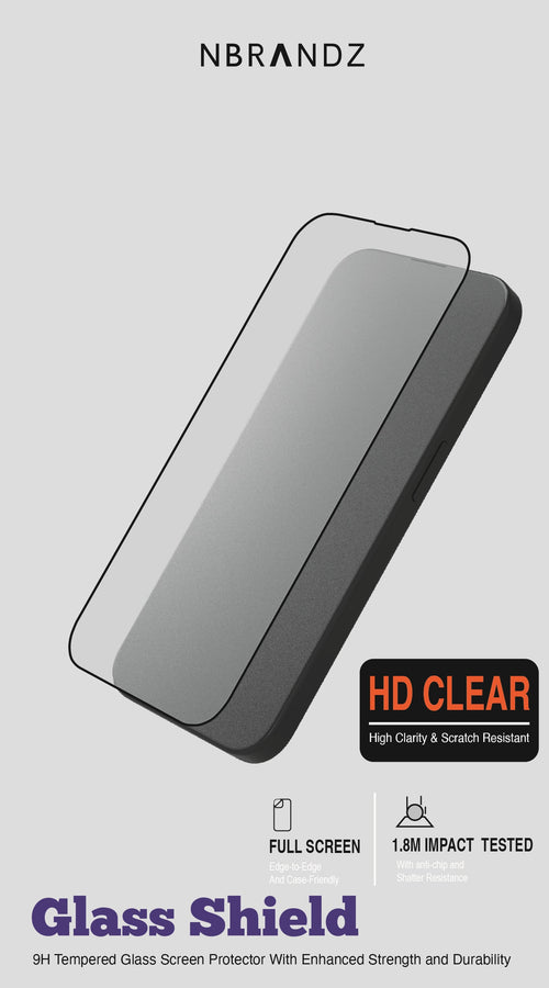 Nbrandz/N-iPhone 17 Air Full 66 Full Cover HD GLS Protector