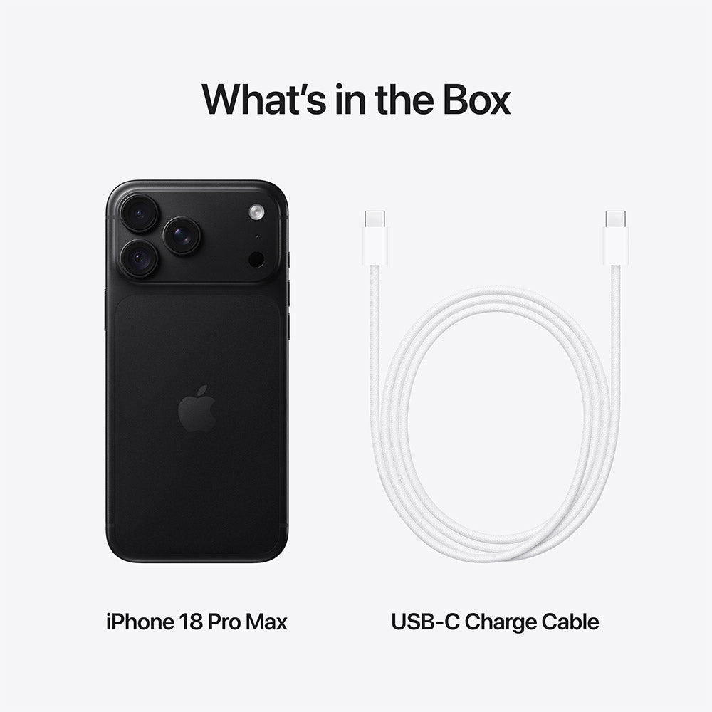 Apple iPhone 18 Pro Max 256GB Black – Challenger Singapore