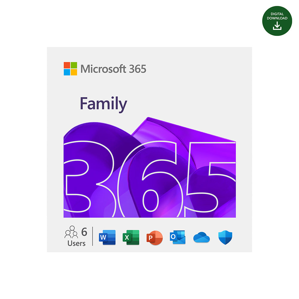 Mob Subscription Microsoft 365 Family 1-Year Subscription [Digital Download ...