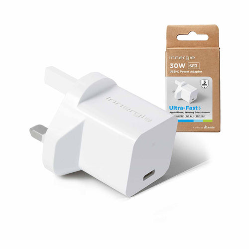 Innergie ADP-30PW DNDA 30W SE3 Dual USB-C Wall Adapter (UK)