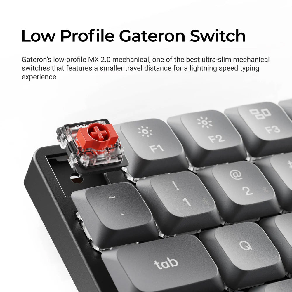 Keychron K3 Max (K3M-H3) Wireless Custom Mechanical Keyboard (Brown Switch)