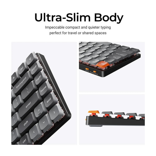 Keychron K3 Max (K3M-H3) Wireless Custom Mechanical Keyboard (Brown Switch)