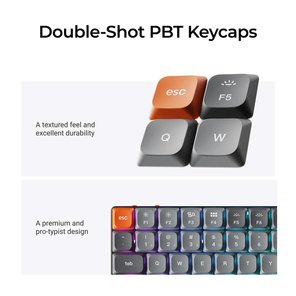 Keychron K3 Max (K3M-H3) Wireless Custom Mechanical Keyboard (Brown Switch)