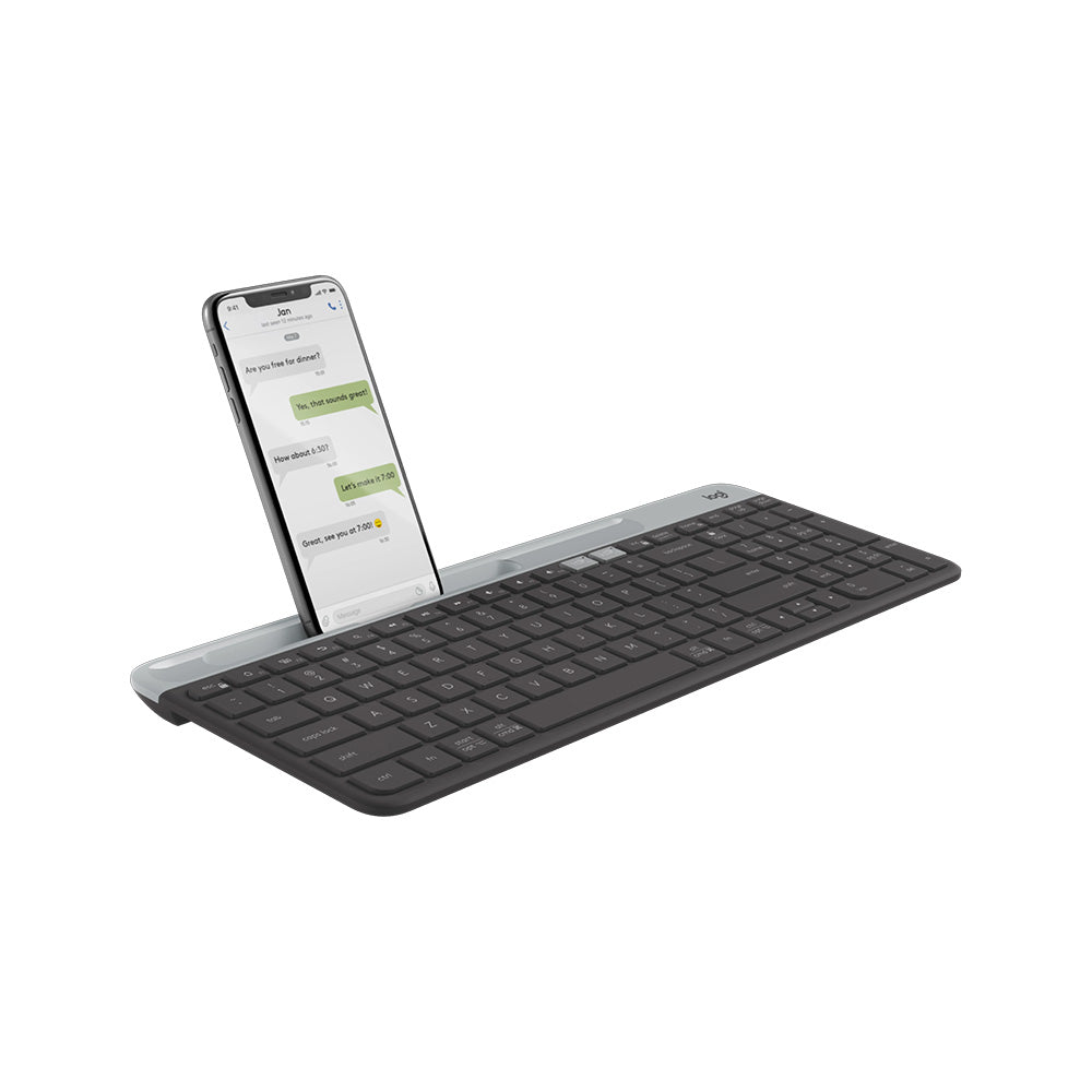 Logitech K580 Slim Multi-Device Wireless Keyboard (Graphite)