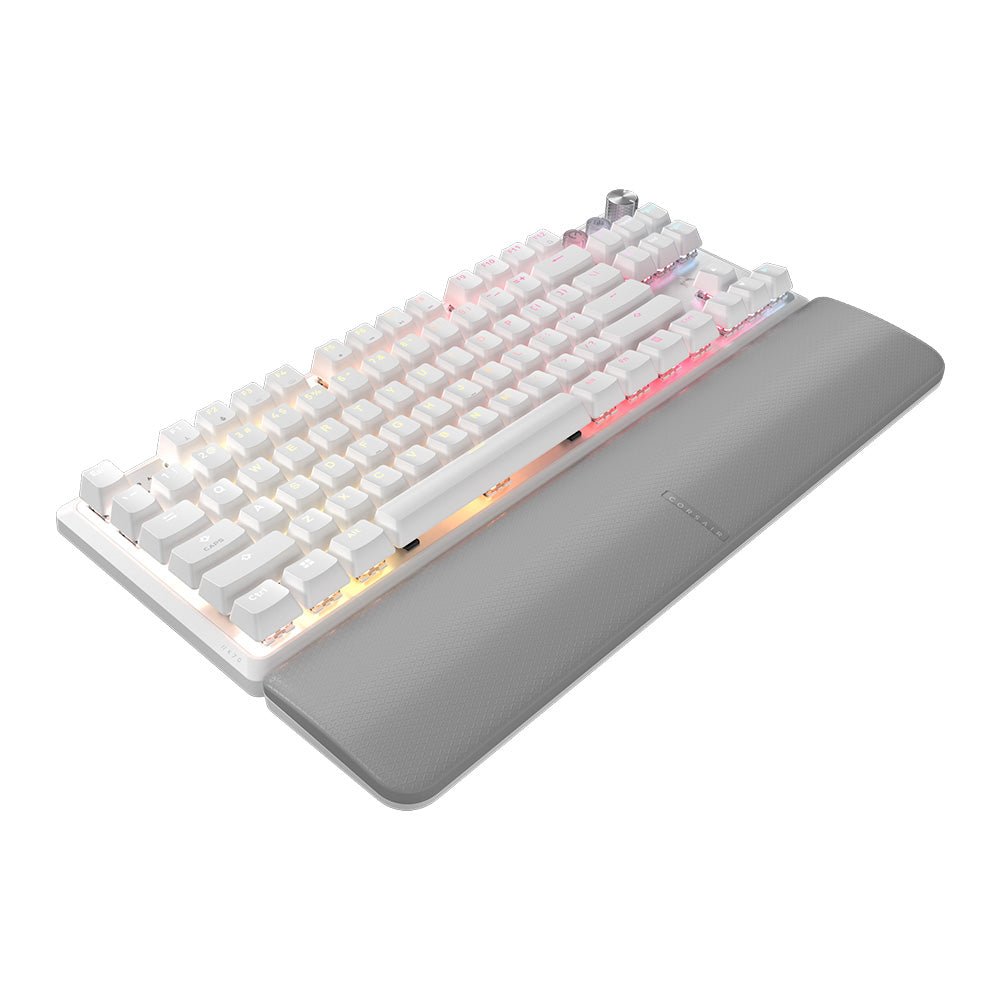Corsair K70 Pro TKL High-Performance Hall Effect Gaming Keyboard with Rapid Trigger (White)