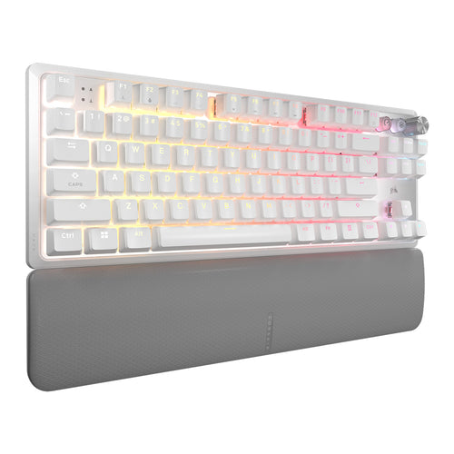 Corsair K70 Pro TKL High-Performance Hall Effect Gaming Keyboard with Rapid Trigger (White)
