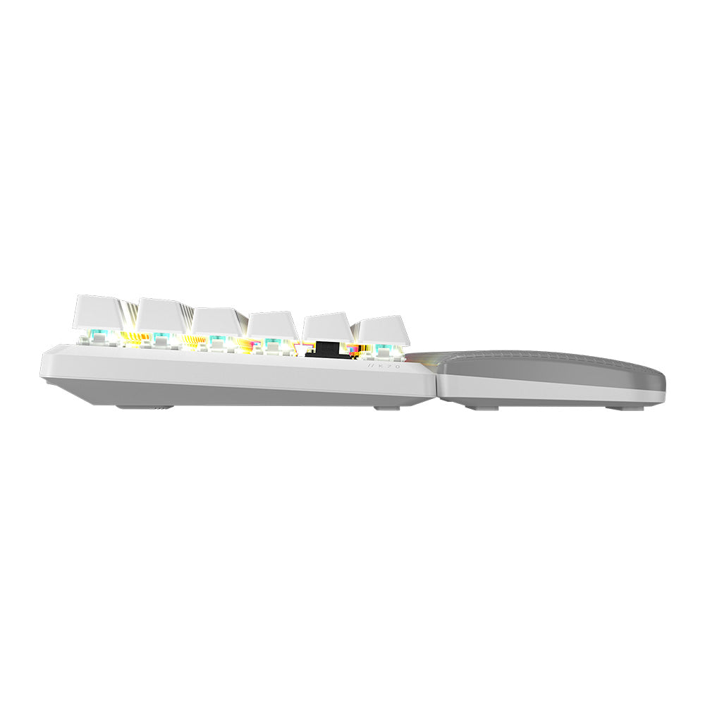 Corsair K70 Pro TKL High-Performance Hall Effect Gaming Keyboard with Rapid Trigger (White)