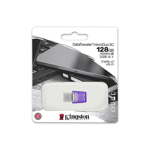 Kingston DataTraveler microDuo 3C 128GB USB Flash Drive