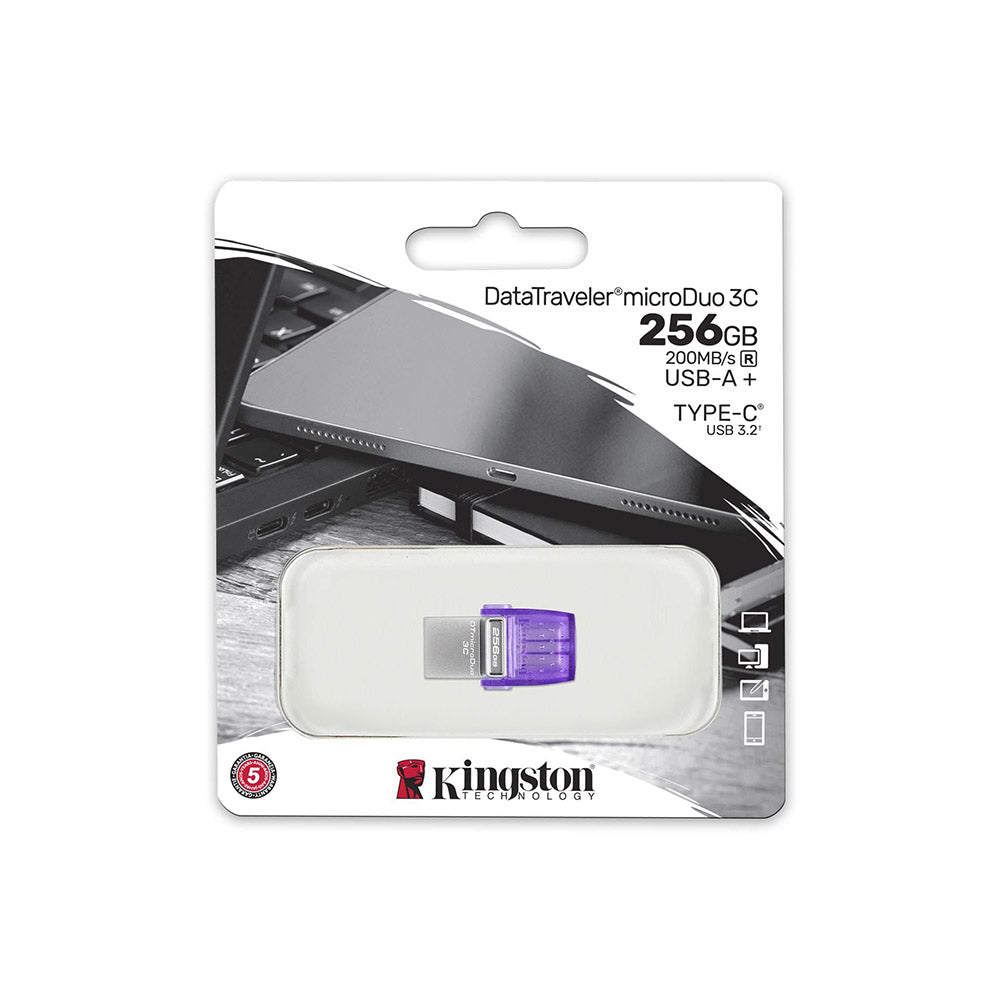 Kingston DataTraveler microDuo 3C 256GB USB Flash Drive