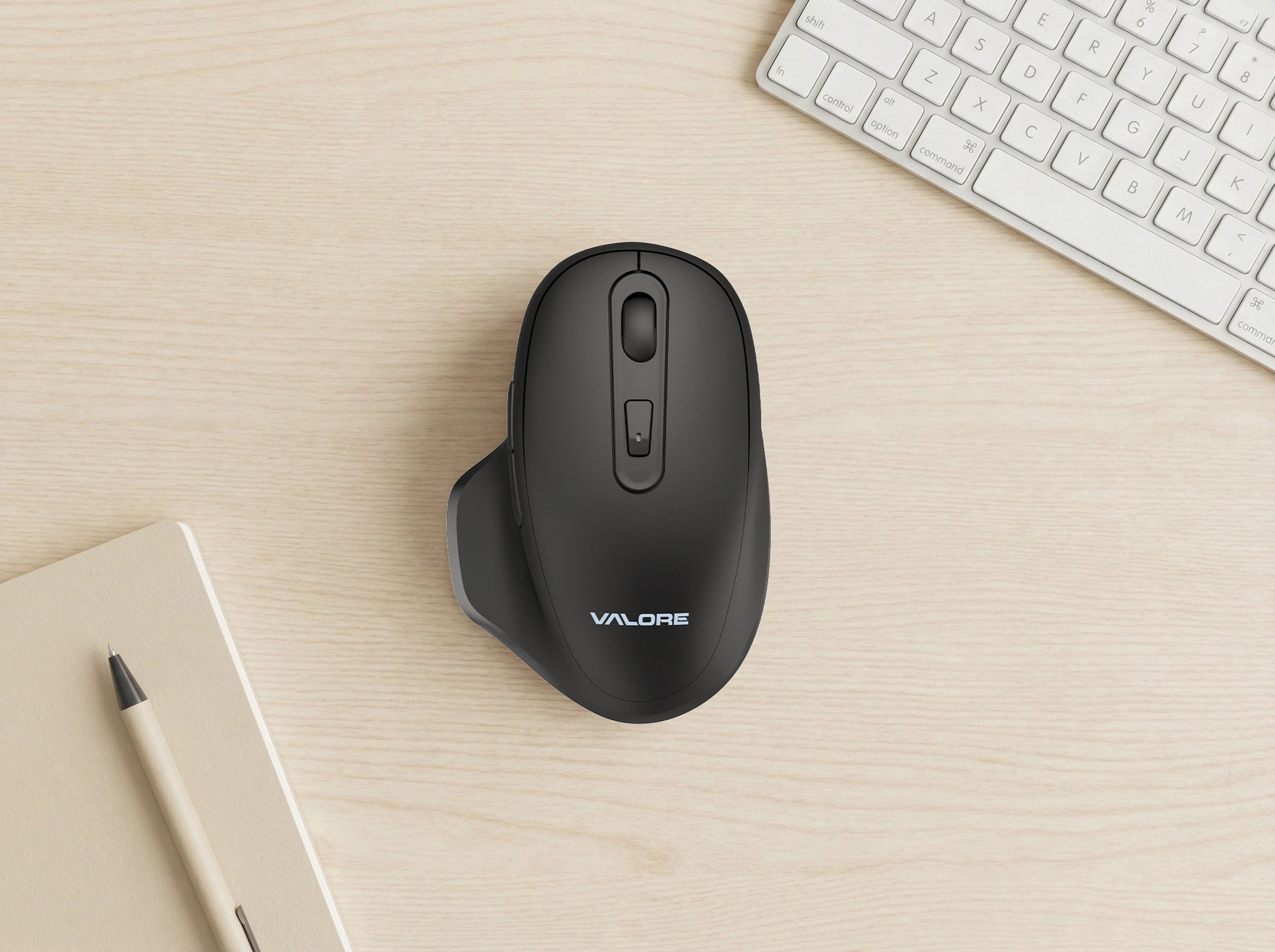 Valore KM-010-BK Dual Mode Wireless Mouse Black