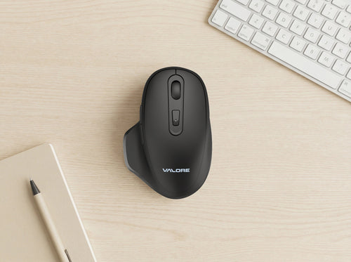 Valore KM-010-BK Dual Mode Wireless Mouse Black