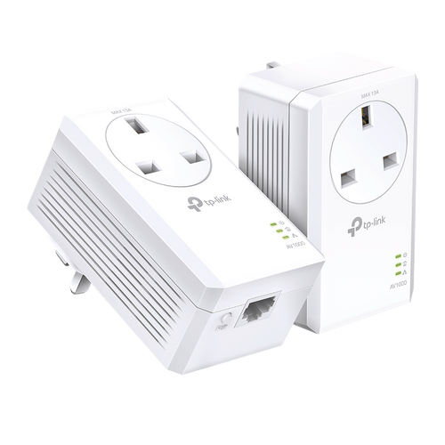 TP-Link TL-PA7017P KIT AV1000 Gigabit Passthrough Powerline Starter Kit