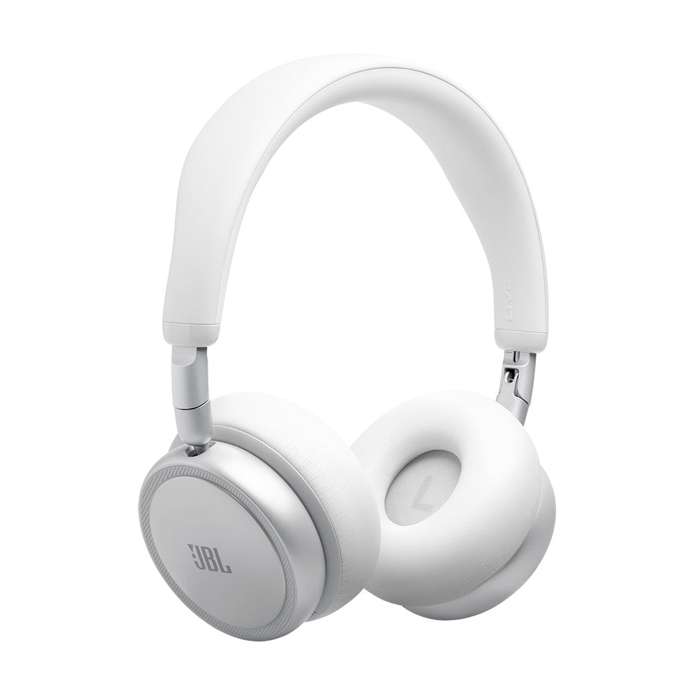 JBL Live 680NC On-Ear ANC BT Headphones - White