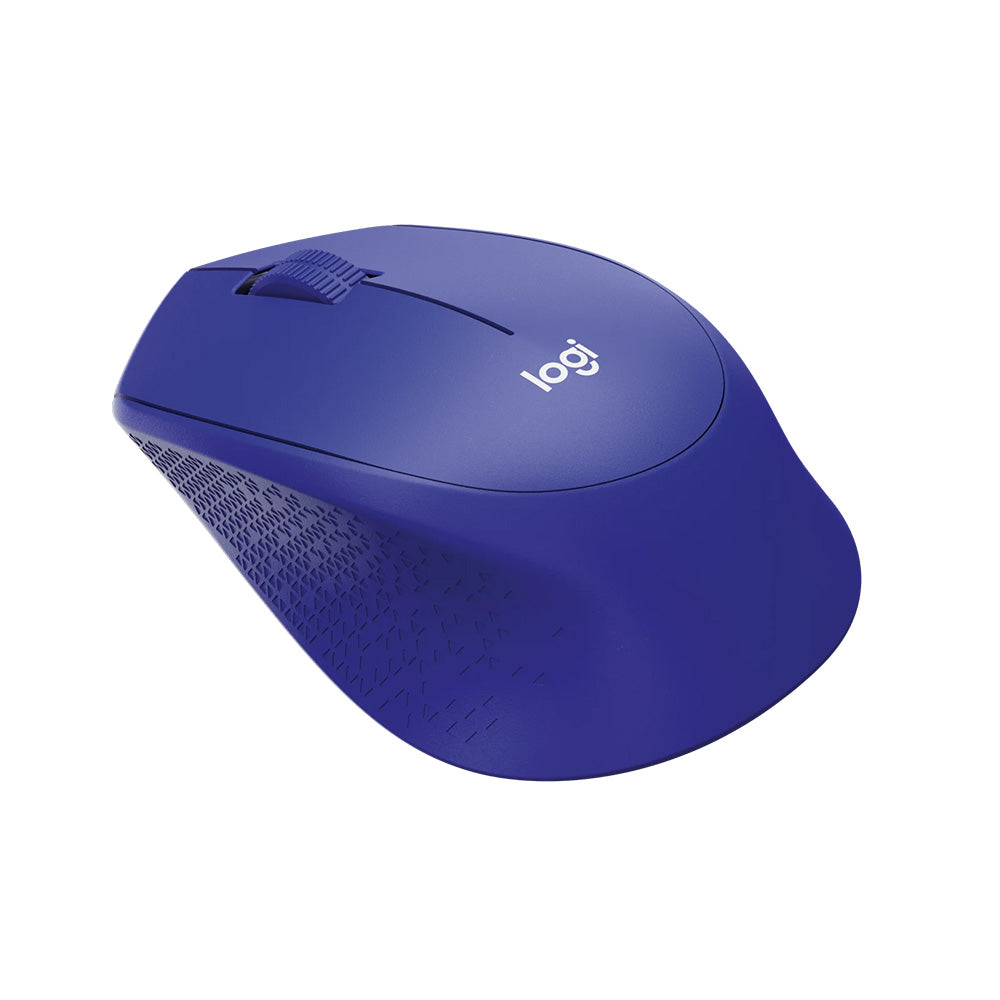Logitech M331 Silent Plus Wireless Mouse (Blue)