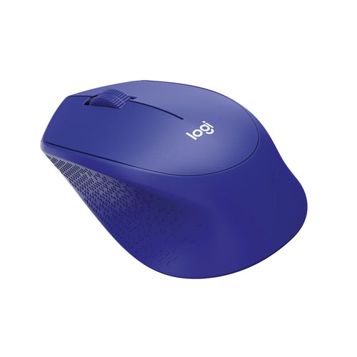 Logitech M331 Silent Plus Wireless Mouse (Blue)