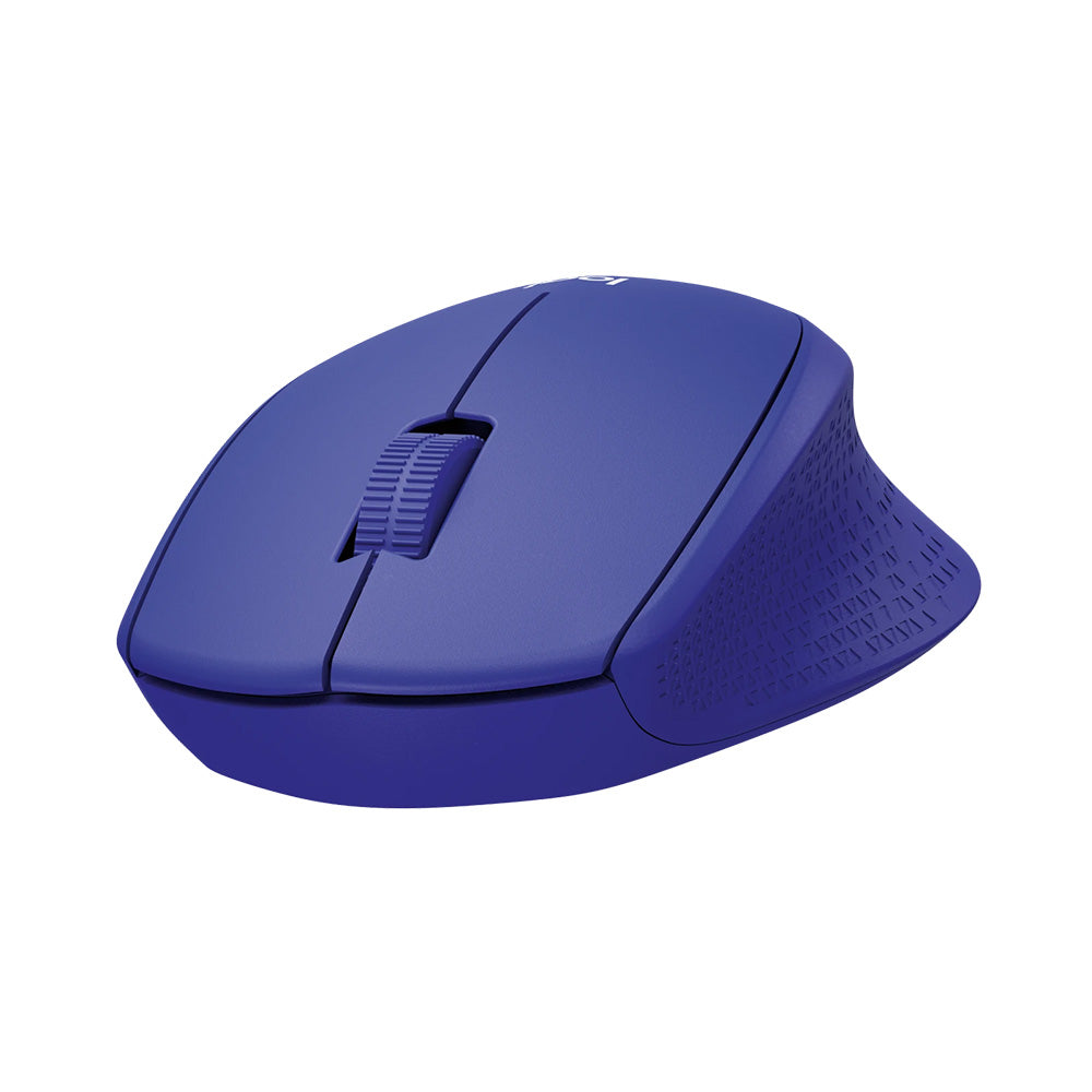 Logitech M331 Silent Plus Wireless Mouse (Blue)