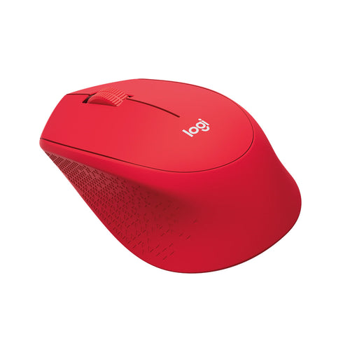 Logitech M331 Silent Plus Wireless Mouse (Red)