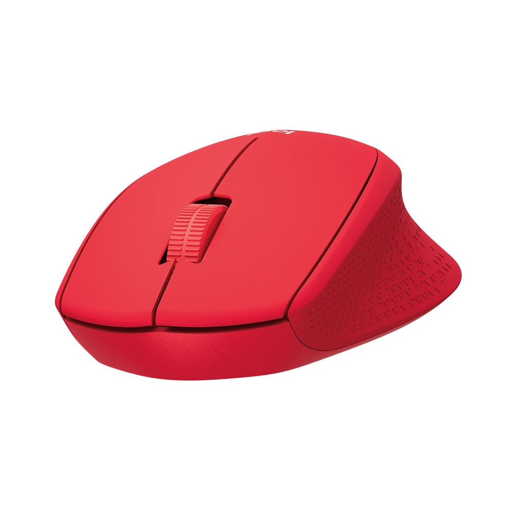 Logitech M331 Silent Plus Wireless Mouse (Red)