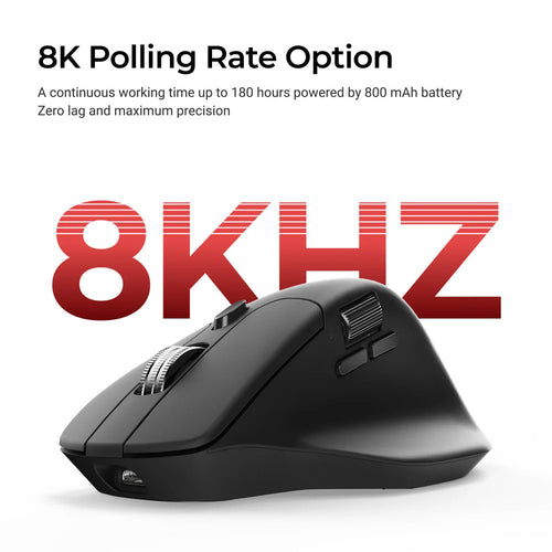 Keychron M6 8K (M6S-A23) Wireless Mouse (Black)