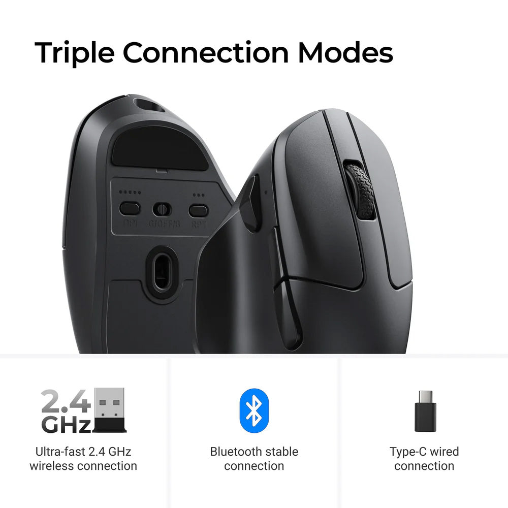 Keychron M7 8K (M7-A23) Wireless Mouse (Black)