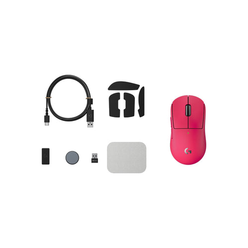 Logitech G Pro X Superlight 2c Wireless Gaming Mouse (Magenta)