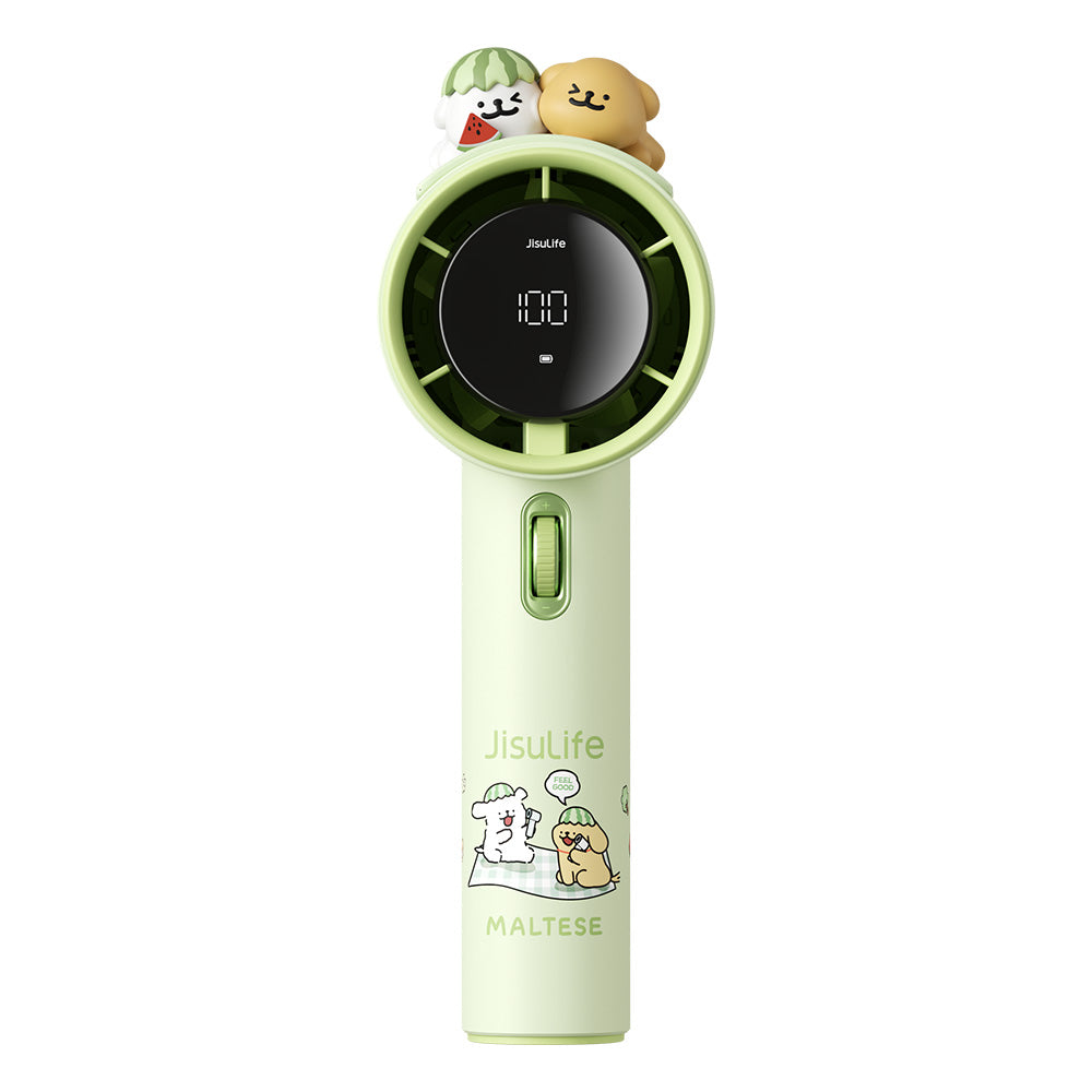 Jisulife FA53 Pro 1 ABS Green Maltese Handheld Fan
