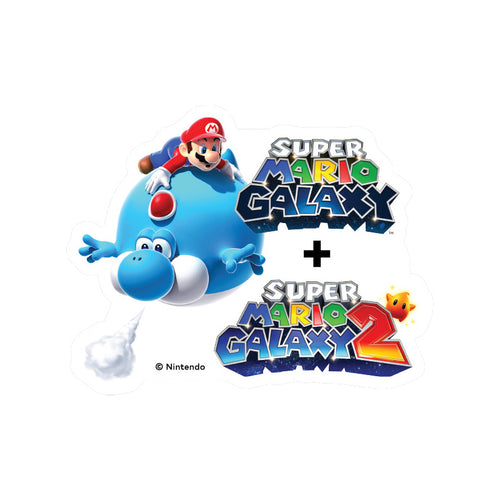 Super Mario Galaxy Fridge Magnet - Mario & Blue Yoshi