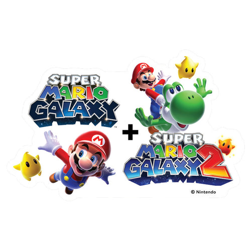 Super Mario Galaxy Fridge Magnet - Mario & Green Yoshi
