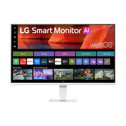 LG Smart Monitor AI 27U511SB-W - 27 FHD IPS 120Hz with webOS