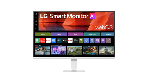 LG Smart Monitor AI 27U511SB-W - 27 FHD IPS 120Hz with webOS