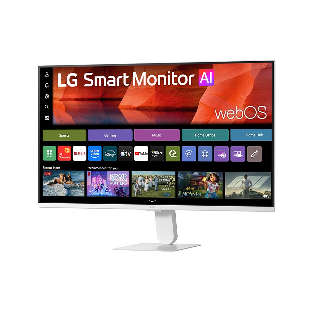 LG Smart Monitor AI 27U511SB-W - 27 FHD IPS 120Hz with webOS