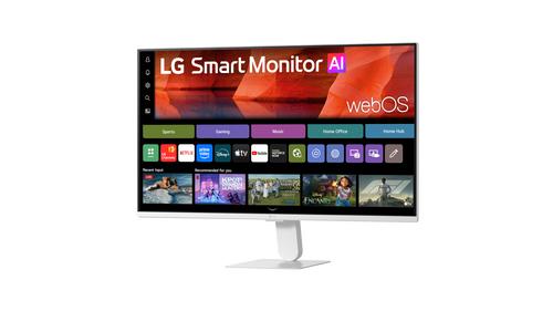 LG Smart Monitor AI 27U511SB-W - 27 FHD IPS 120Hz with webOS