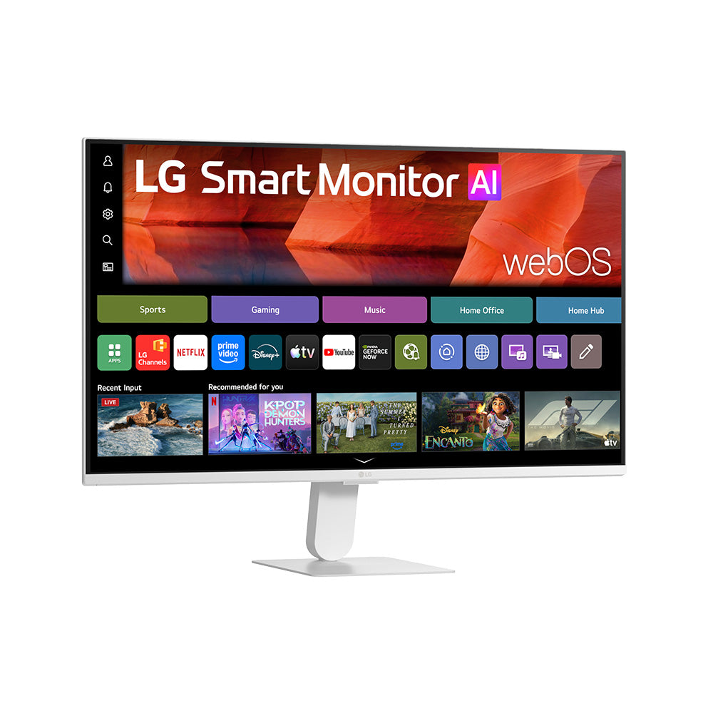 LG Smart Monitor AI 27U511SB-W - 27 FHD IPS 120Hz with webOS